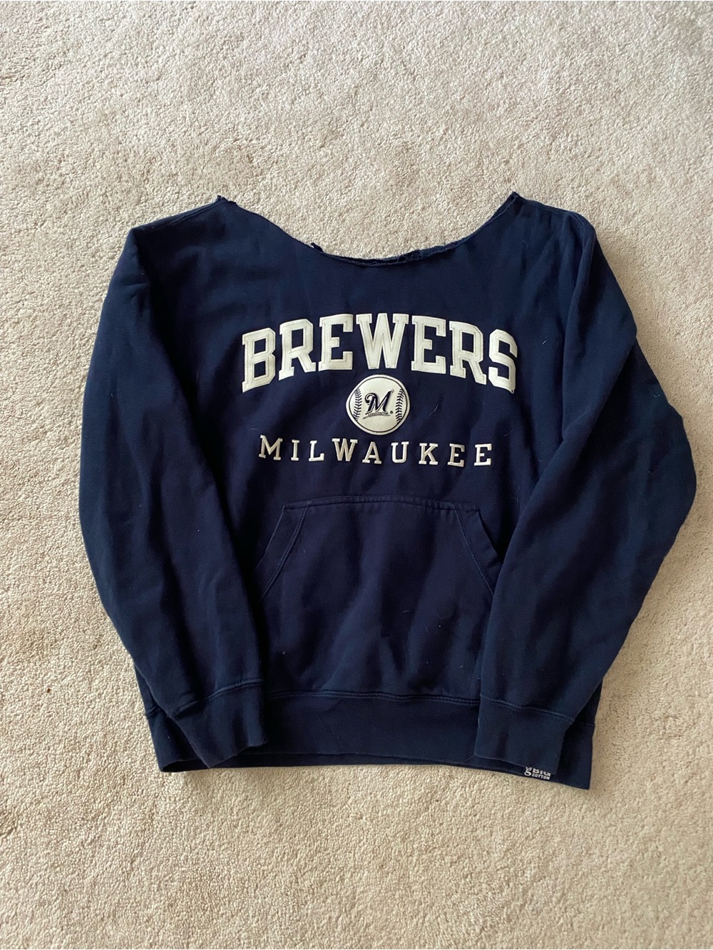 Navy Pullover Sweatshirt